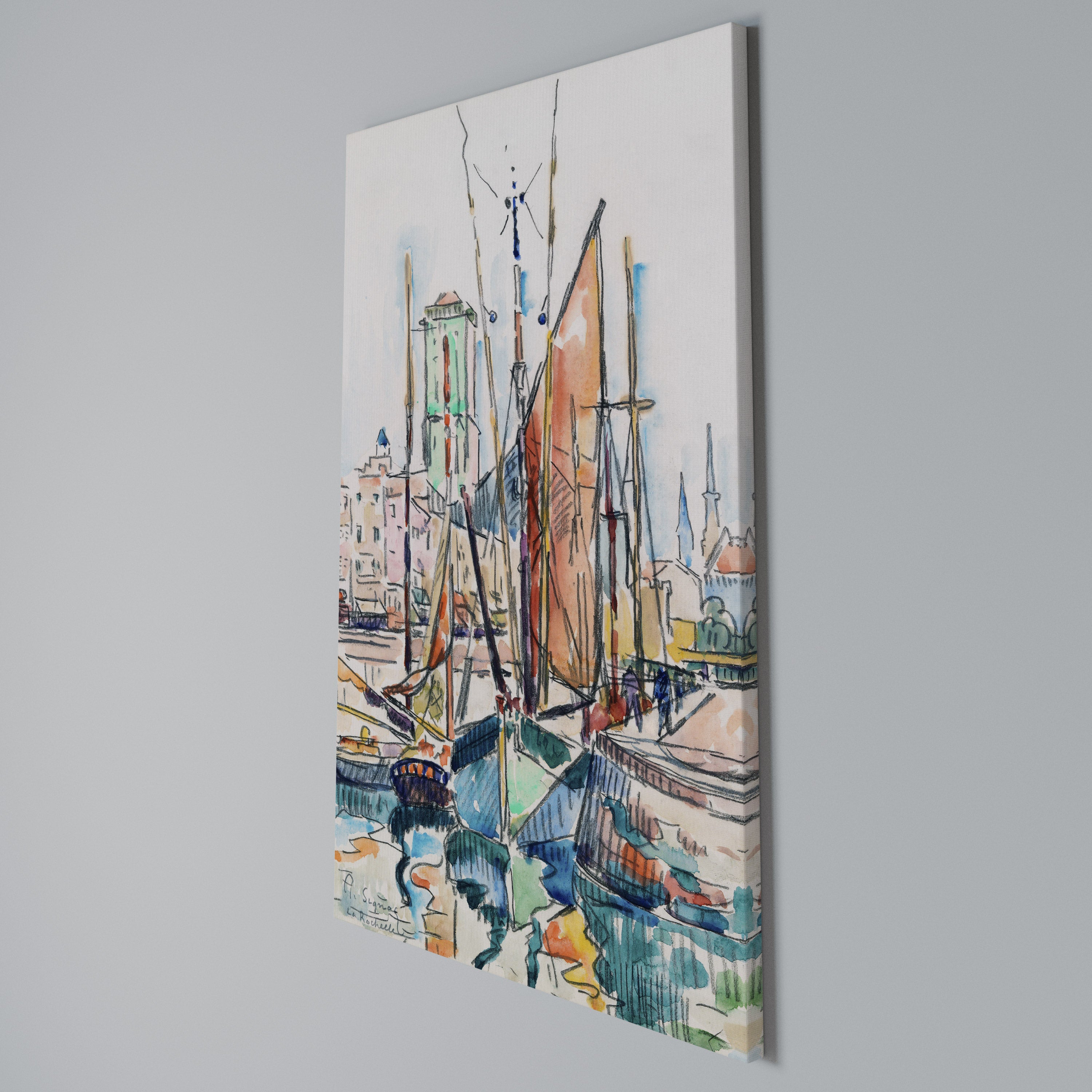 LA ROCHELLE Vertical Canvas Print