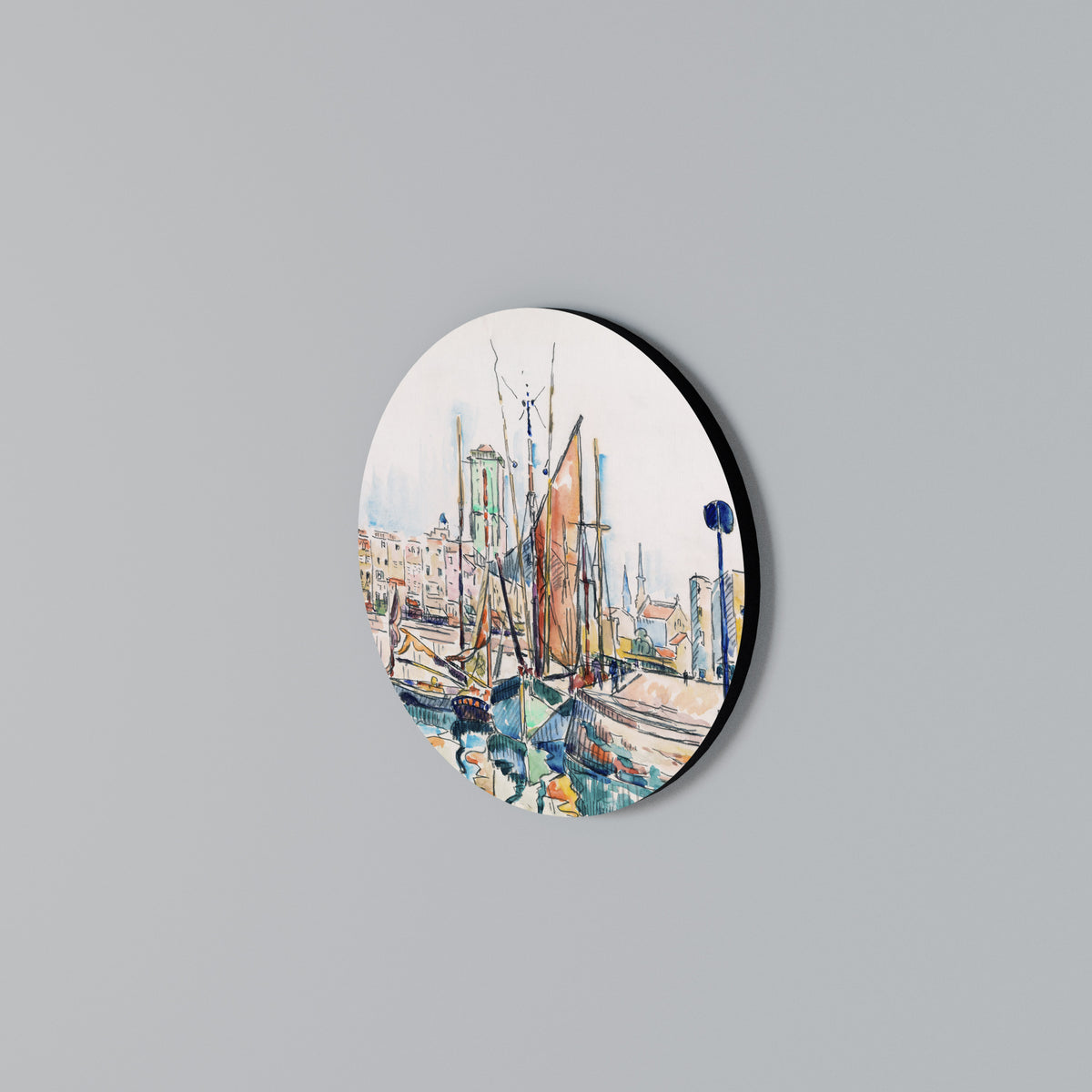 LA ROCHELLE Round Wall Art