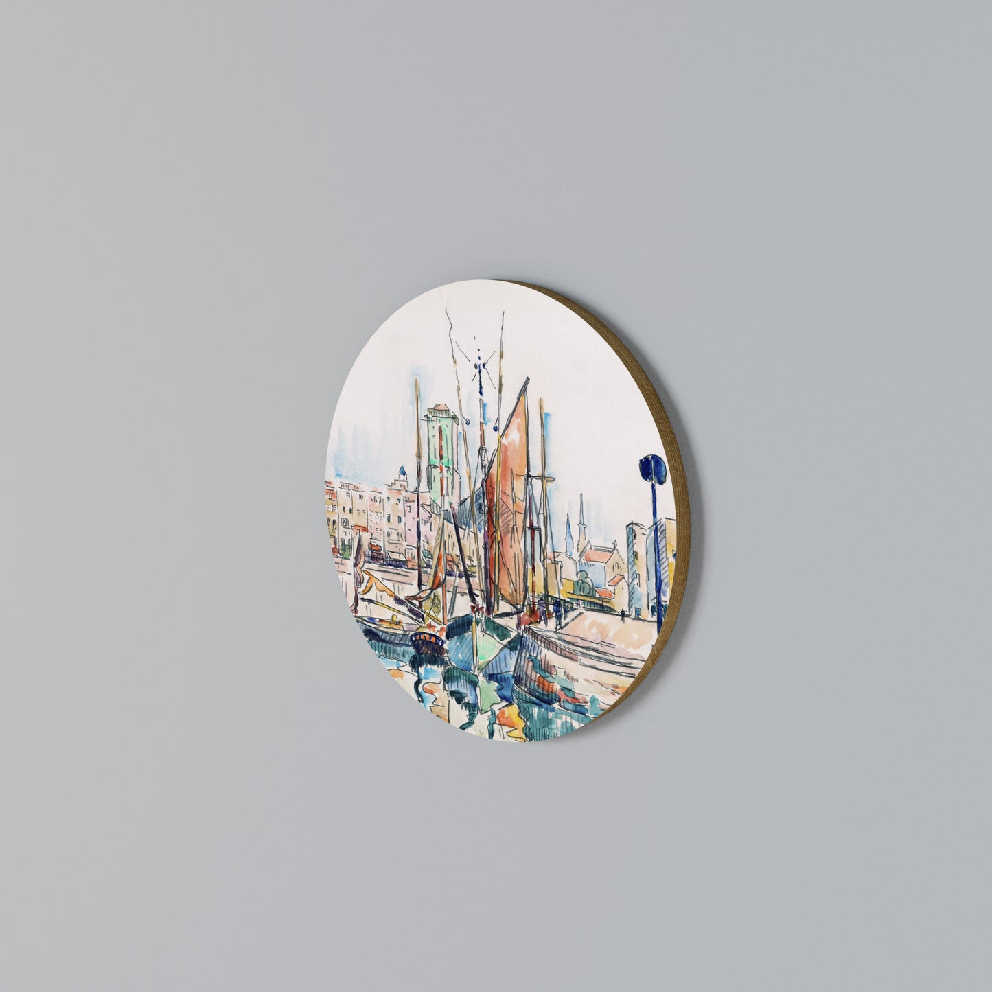 LA ROCHELLE Round Wall Art