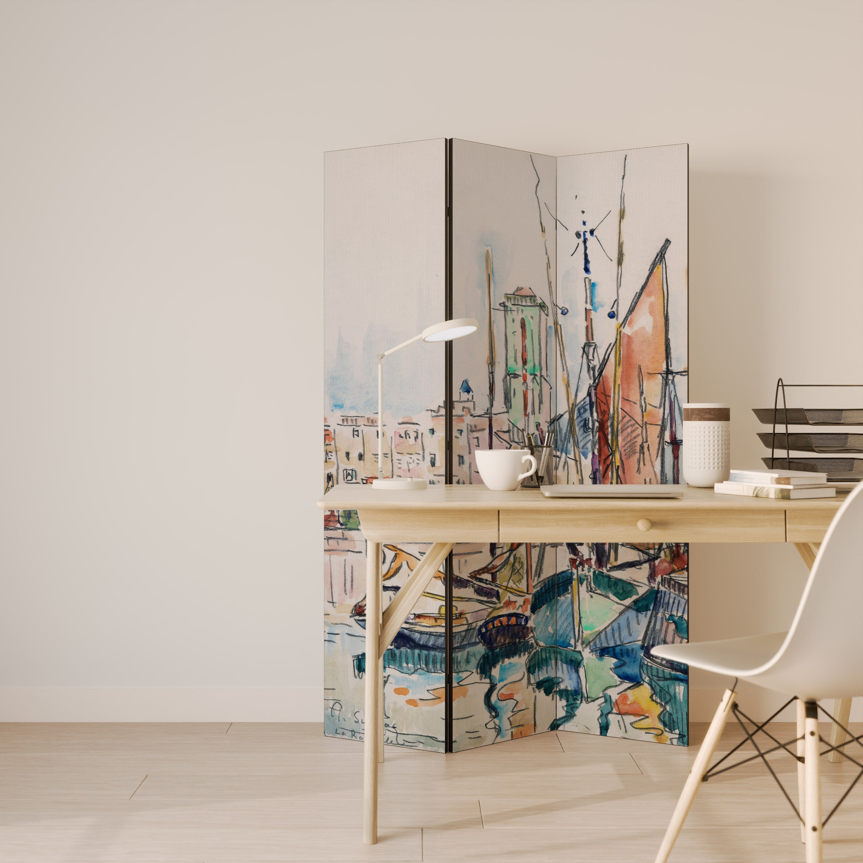 LA ROCHELLE 3-Panel Room Divider