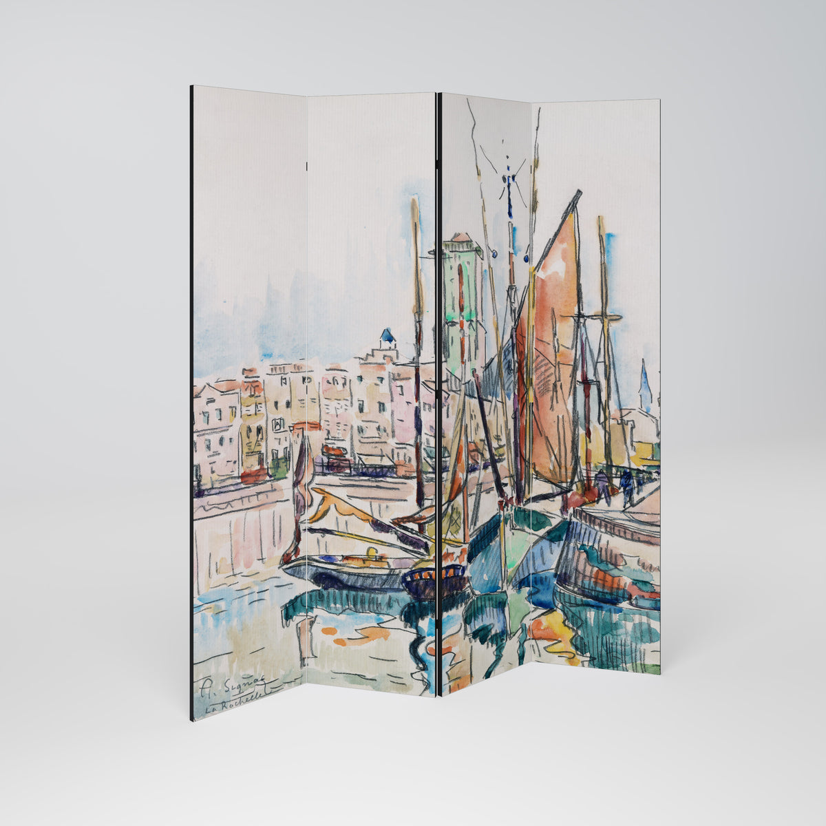 LA ROCHELLE 4-Panel Room Divider