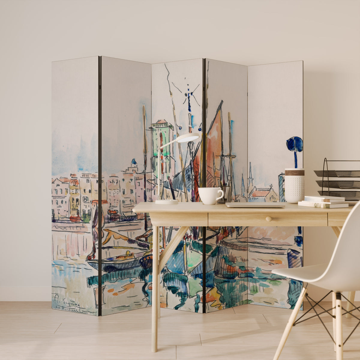 LA ROCHELLE 5-Panel Room Divider