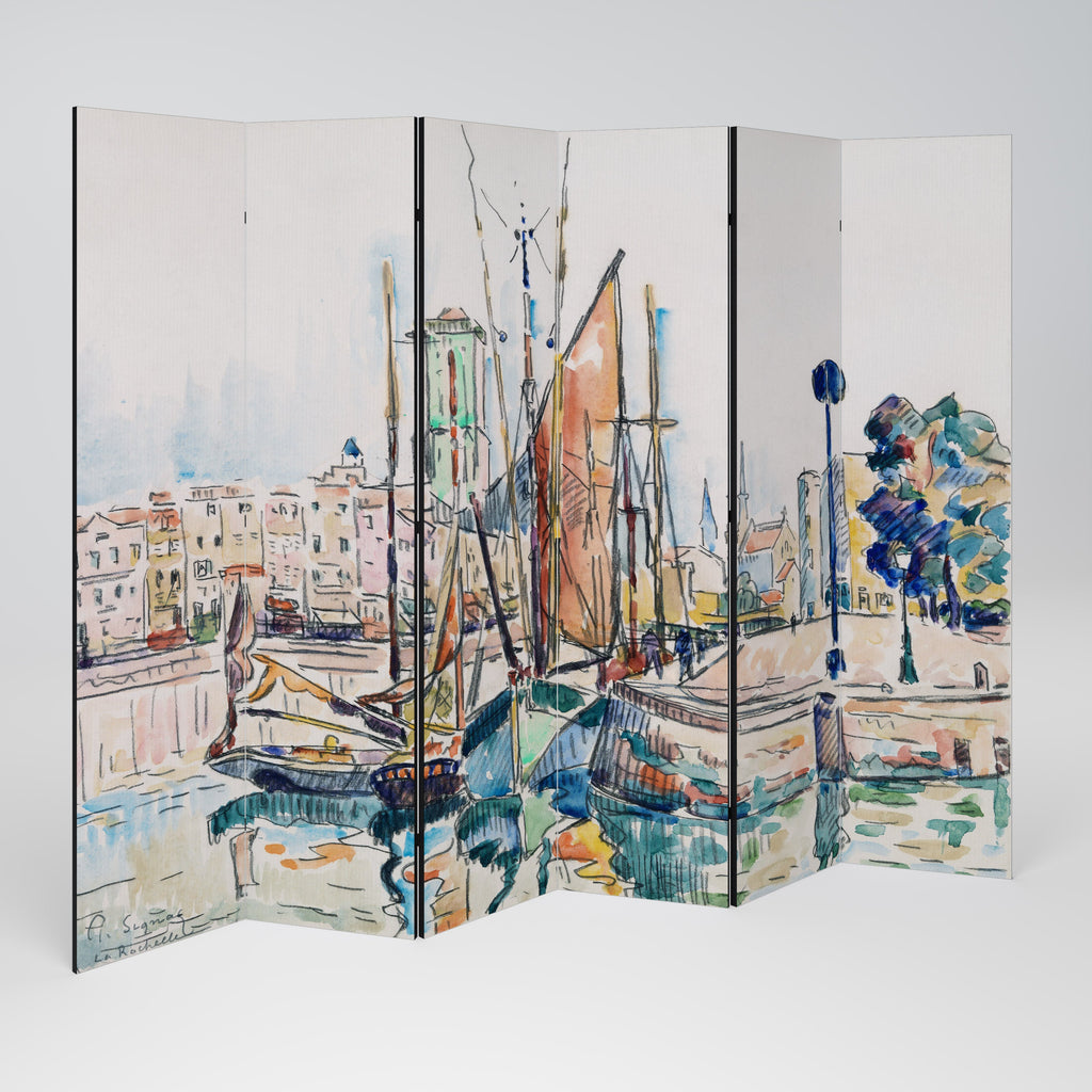 LA ROCHELLE Decorative 6-Panel Room Divider