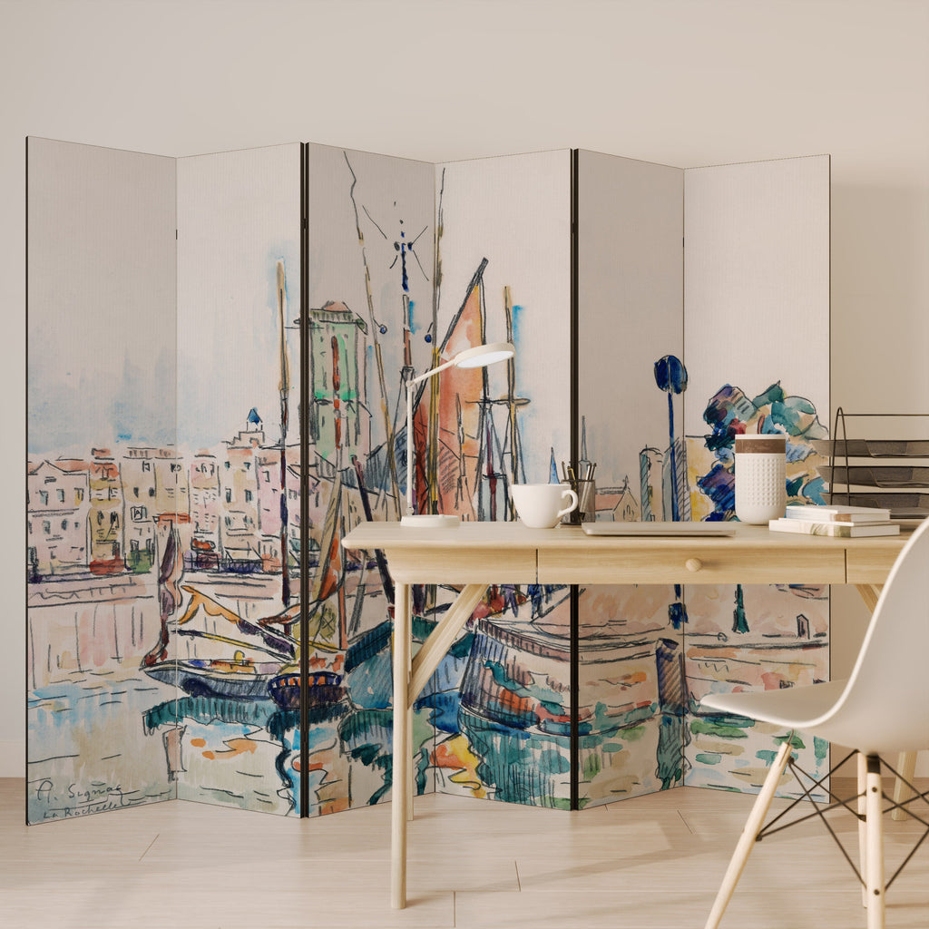 LA ROCHELLE Decorative 6-Panel Room Divider