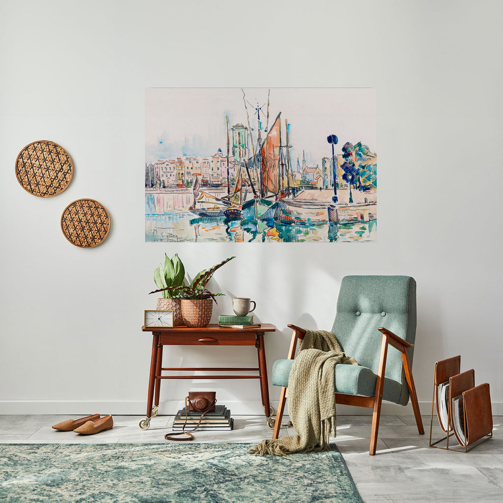 Affiche horizontale autocollante LA ROCHELLE