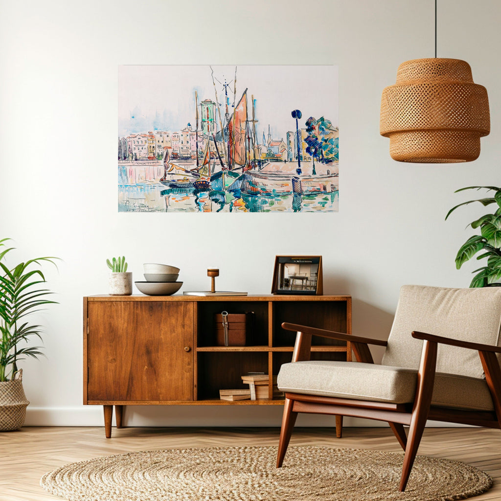 Affiche horizontale autocollante LA ROCHELLE