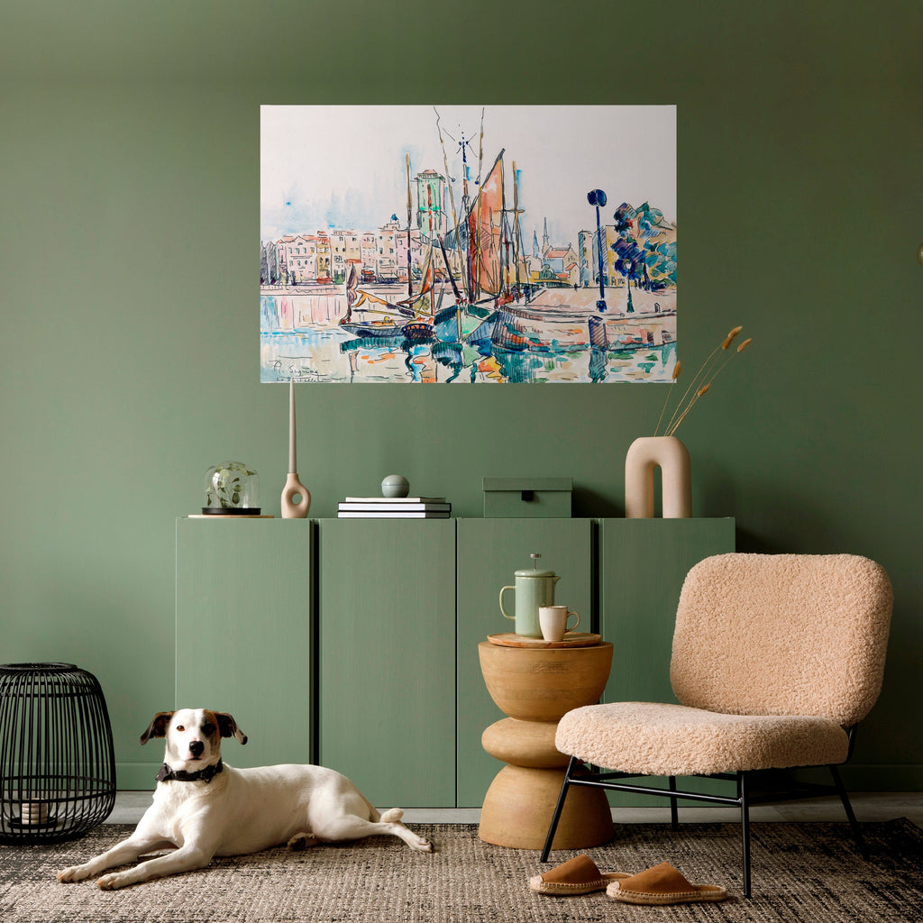 Affiche horizontale autocollante LA ROCHELLE