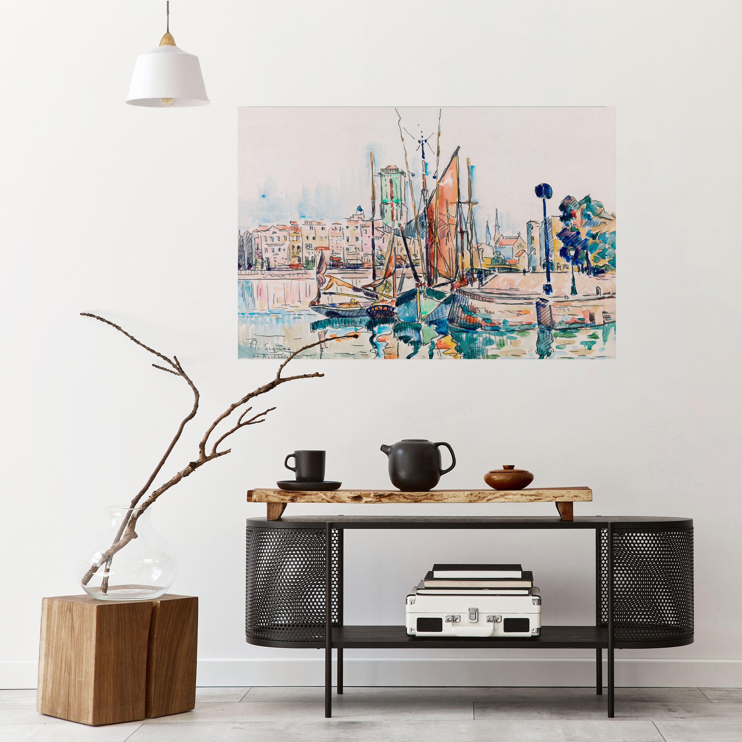 Affiche horizontale autocollante LA ROCHELLE