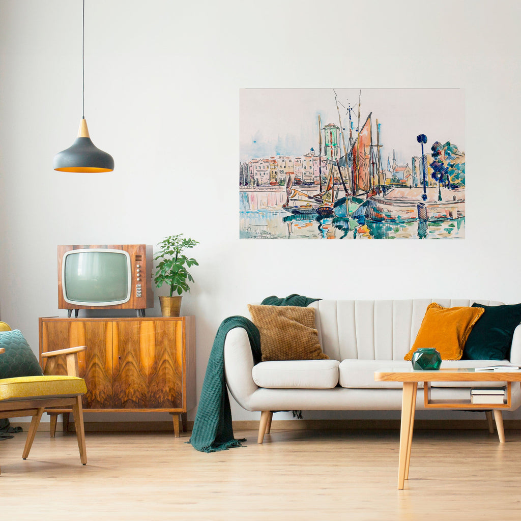 Affiche horizontale autocollante LA ROCHELLE