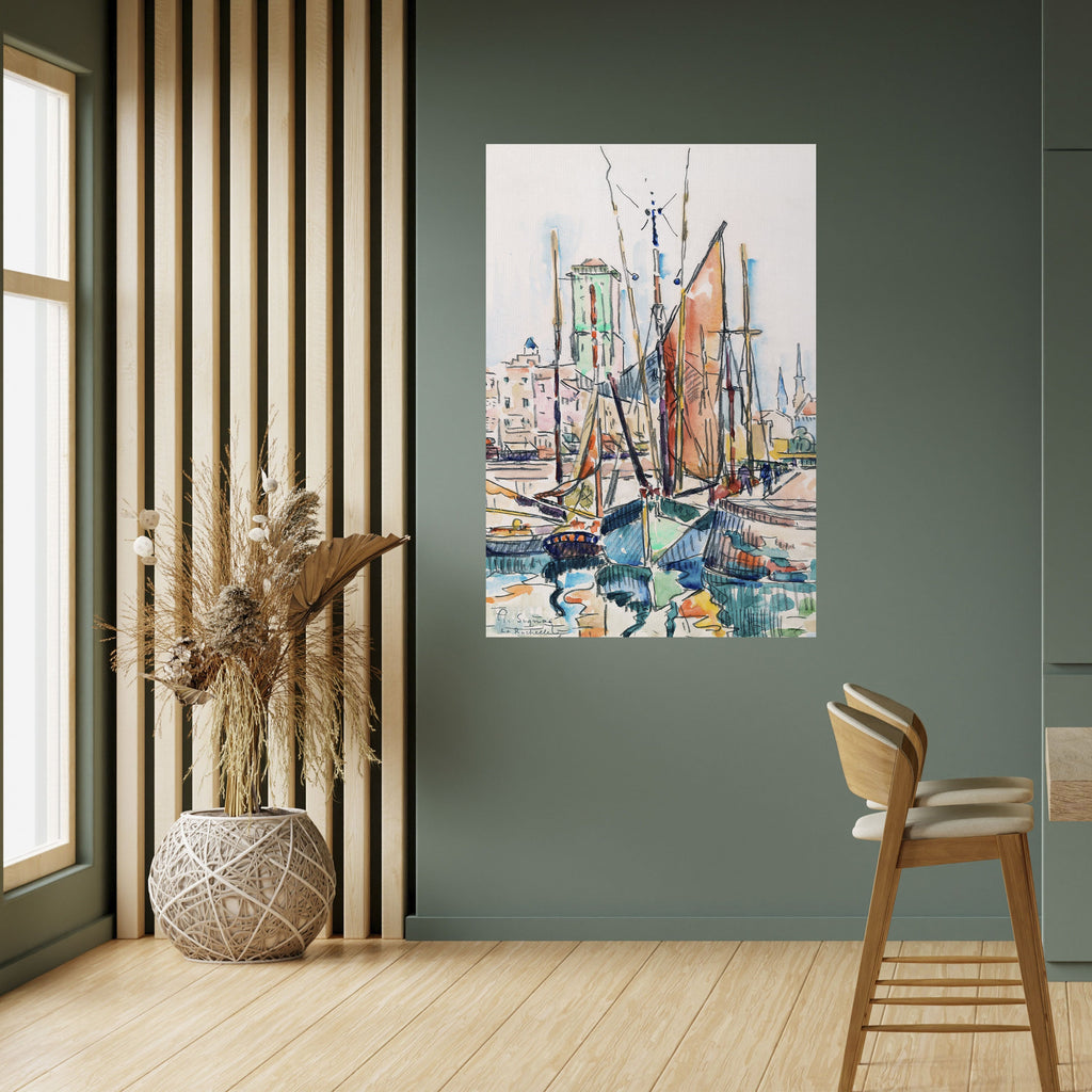 Affiche verticale autocollante LA ROCHELLE