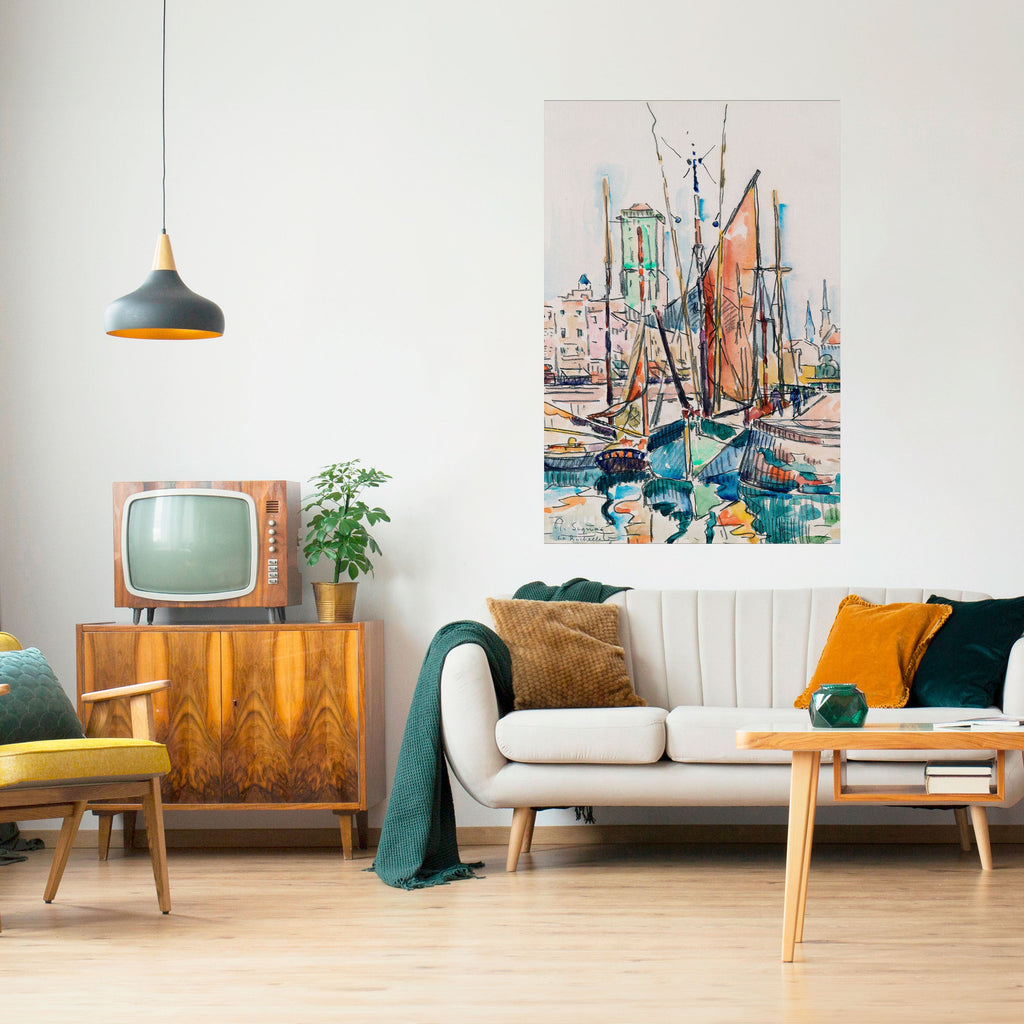 Affiche verticale autocollante LA ROCHELLE