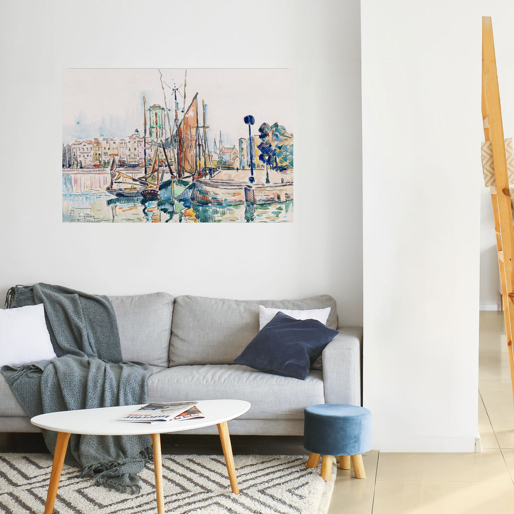 Affiche horizontale autocollante LA ROCHELLE