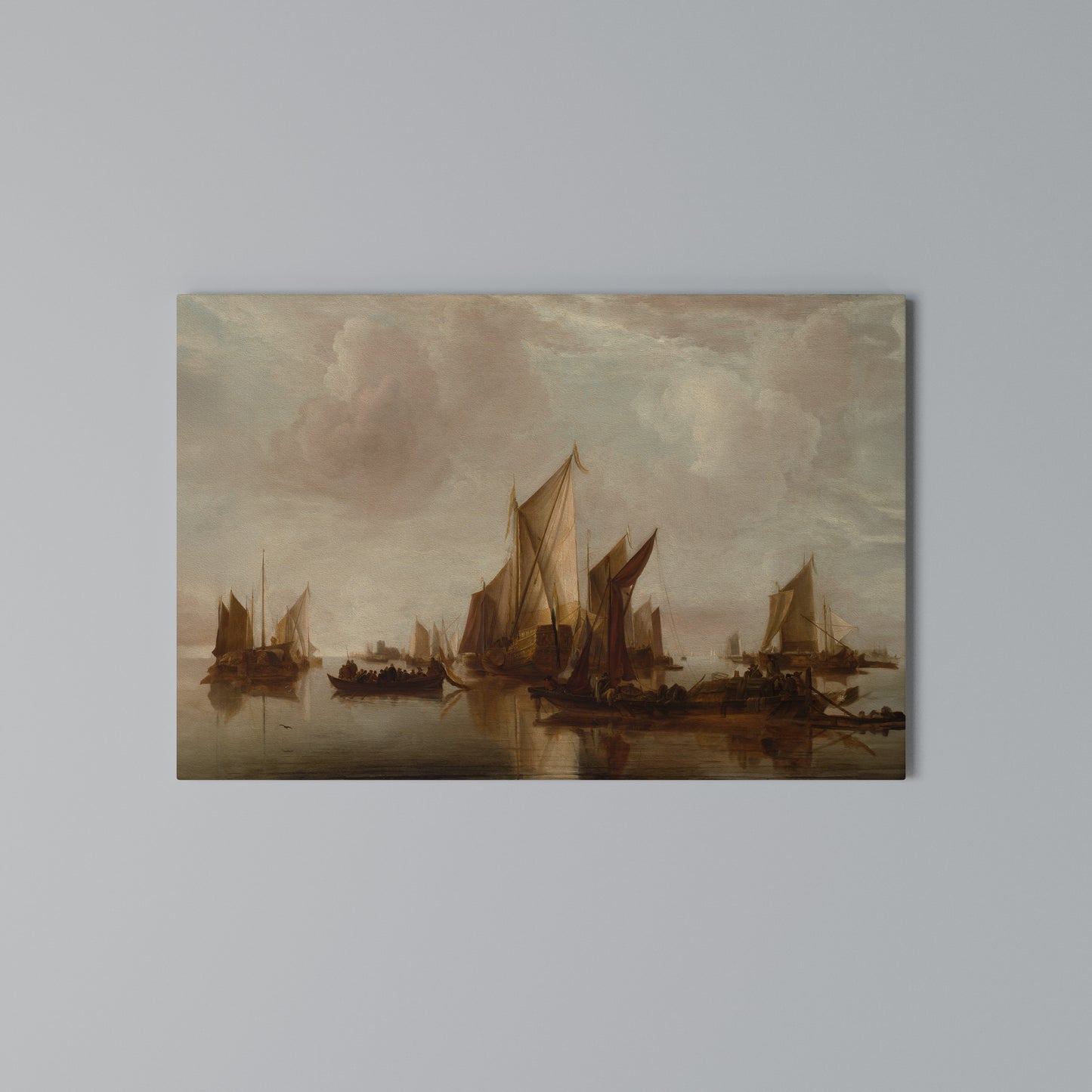 SAILS IN SERENITY Horizontal Canvas Print