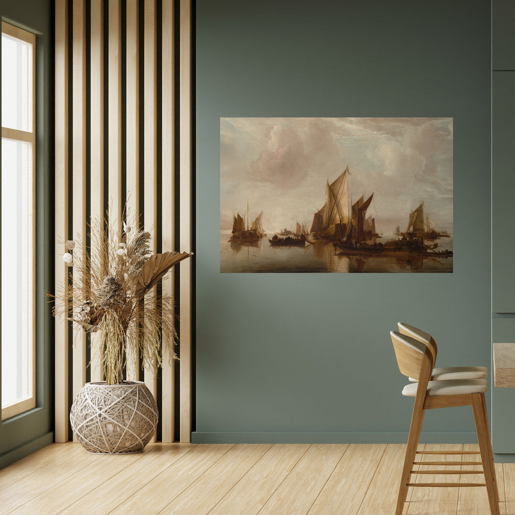 Affiche horizontale autocollante « VOILES EN SÉRÉNITÉ »