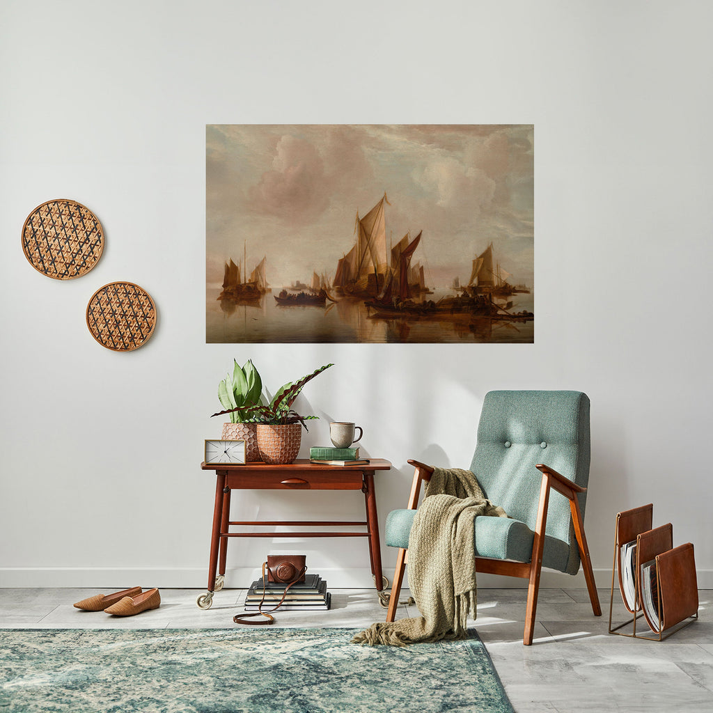 Affiche horizontale autocollante « VOILES EN SÉRÉNITÉ »