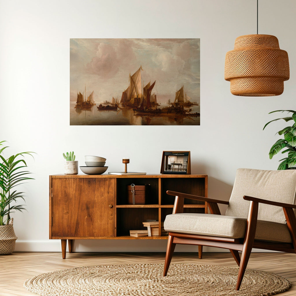 Affiche horizontale autocollante « VOILES EN SÉRÉNITÉ »