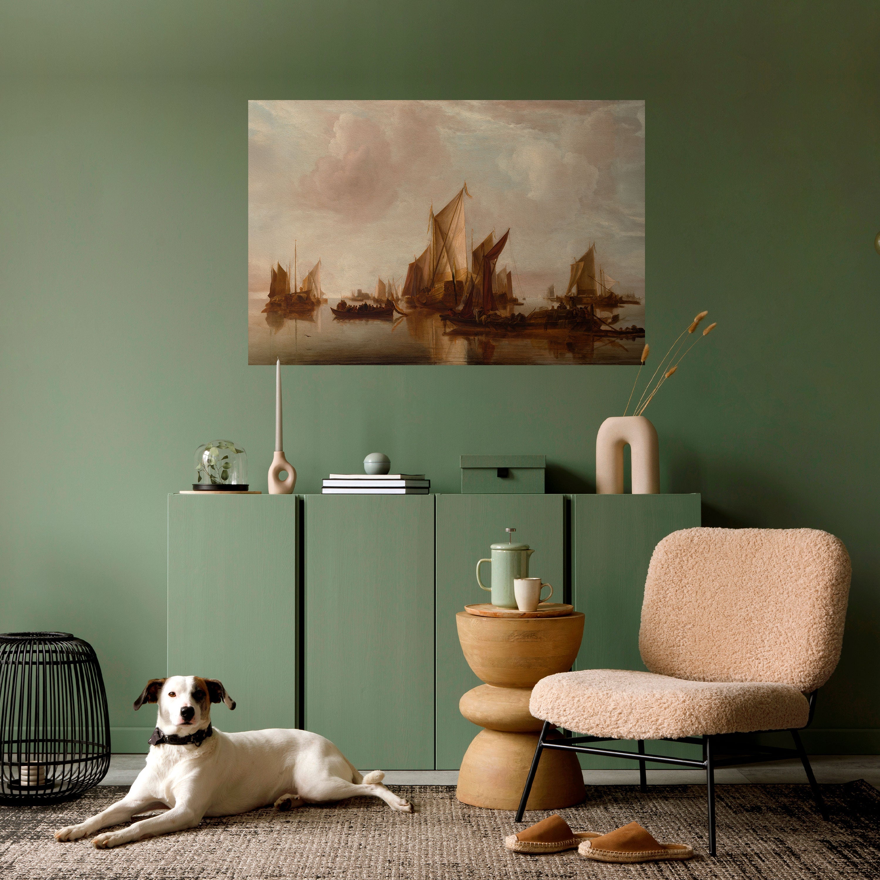 Affiche horizontale autocollante « VOILES EN SÉRÉNITÉ »