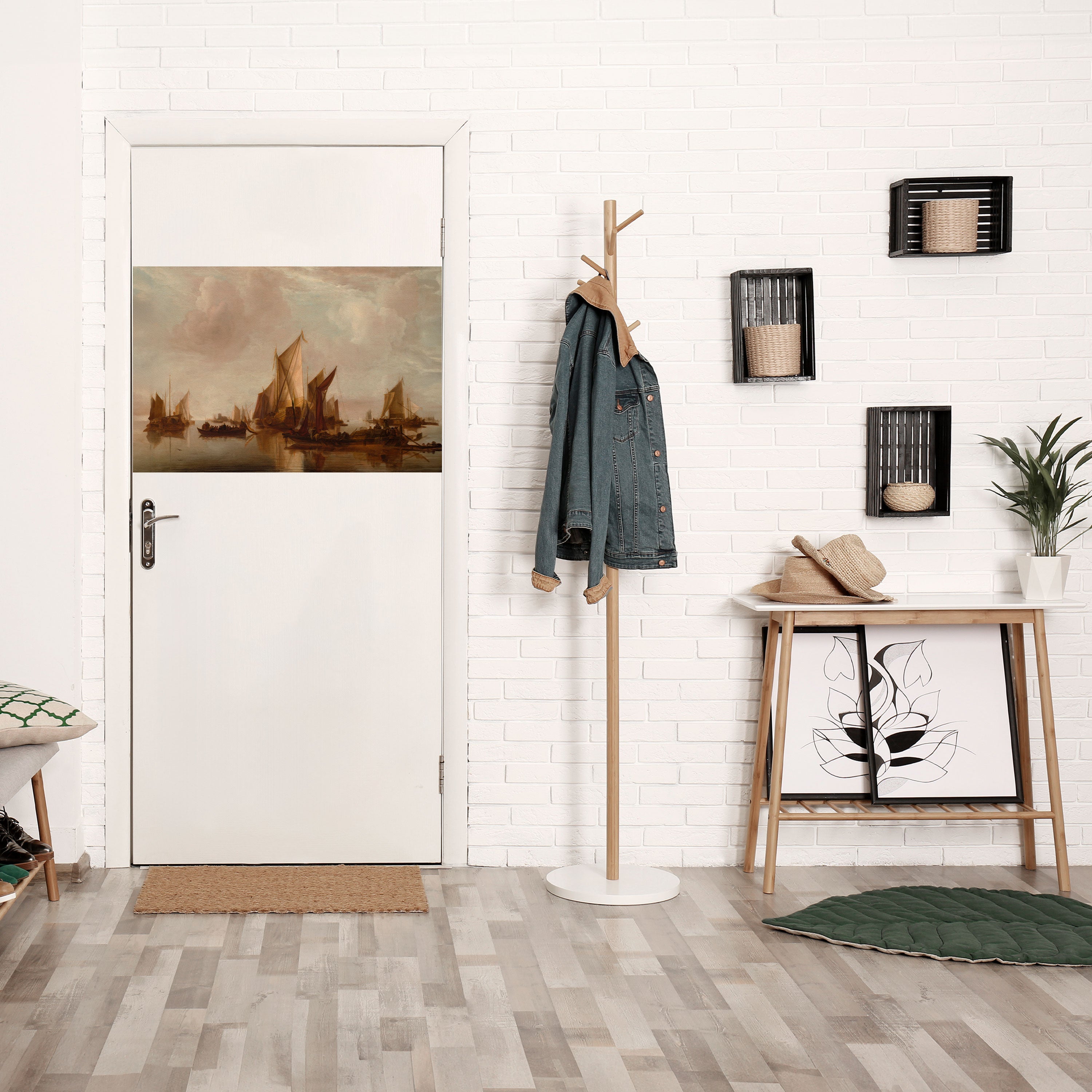 Affiche horizontale autocollante « VOILES EN SÉRÉNITÉ »