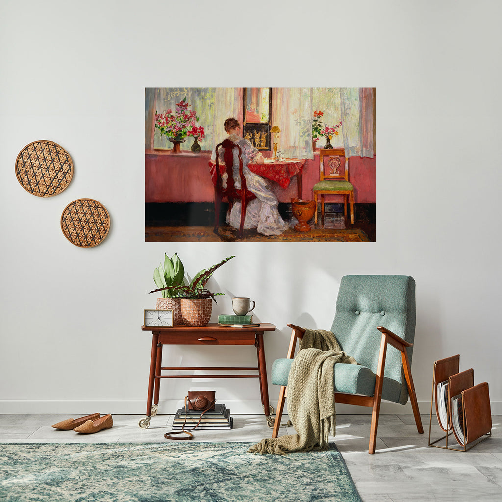 Affiche horizontale autocollante « CHUCHOTEMENTS D'UNE JOURNÉE DOUCE »