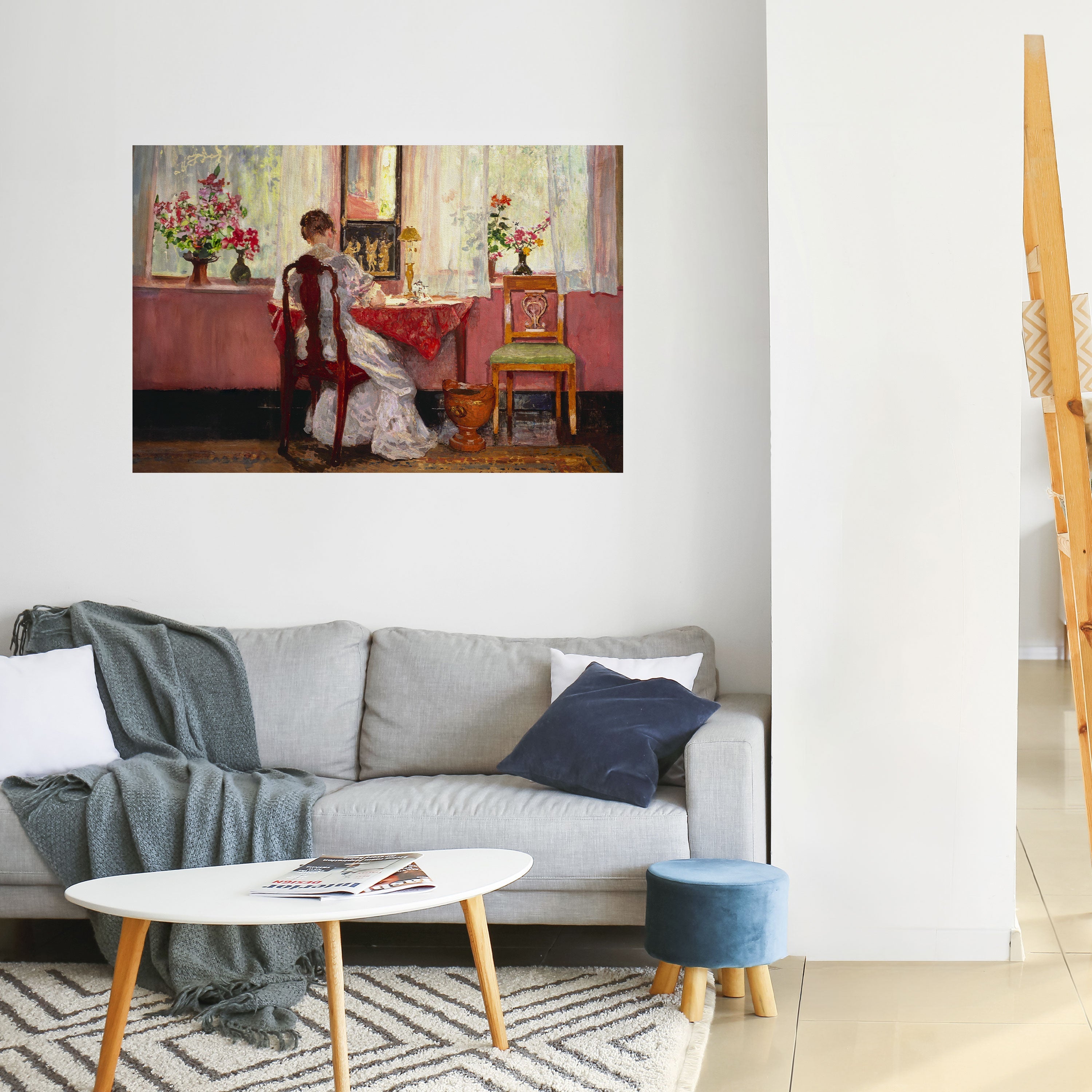 Affiche horizontale autocollante « CHUCHOTEMENTS D'UNE JOURNÉE DOUCE »