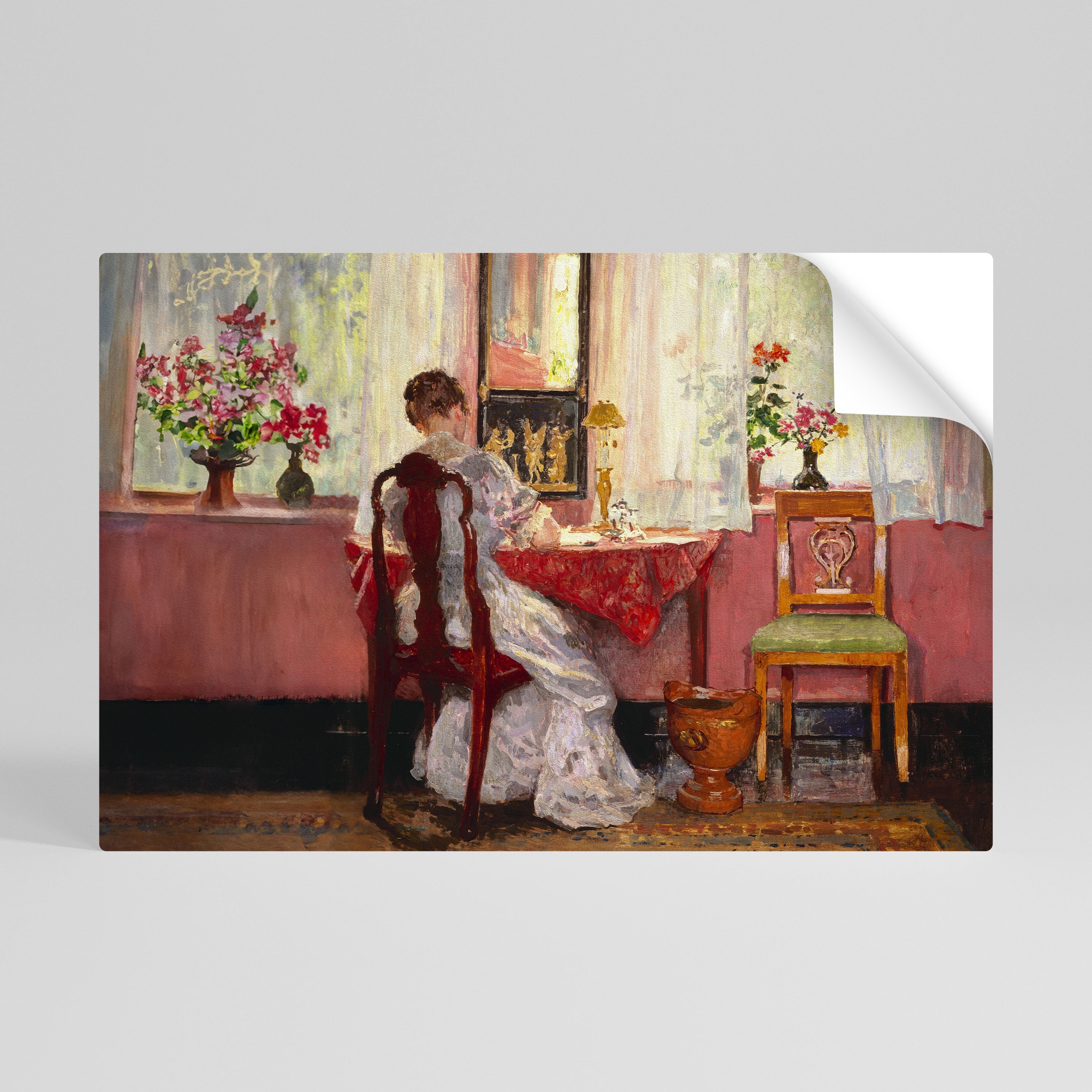 Affiche horizontale autocollante « CHUCHOTEMENTS D'UNE JOURNÉE DOUCE »