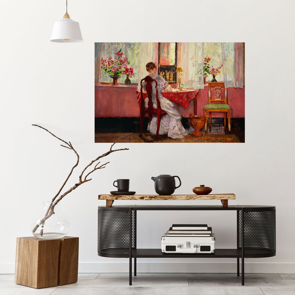 Affiche horizontale autocollante « CHUCHOTEMENTS D'UNE JOURNÉE DOUCE »