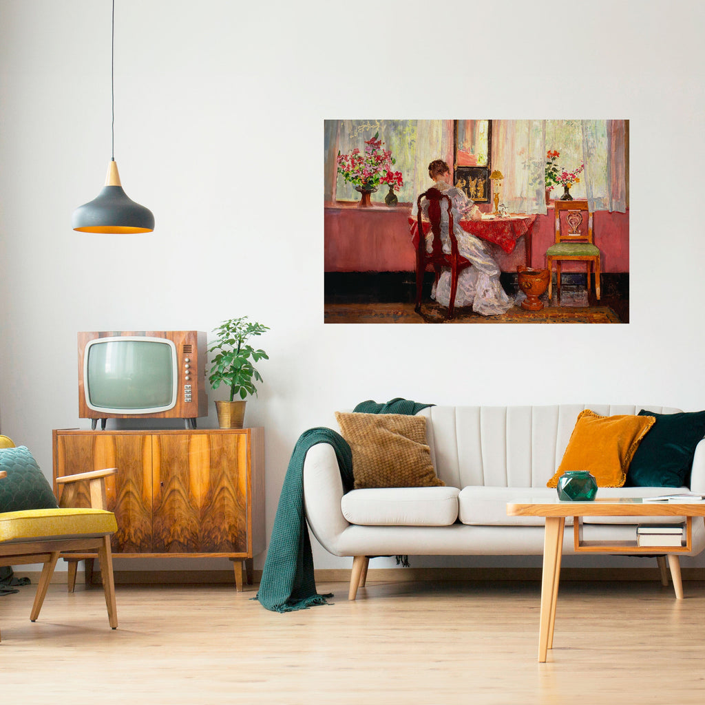 Affiche horizontale autocollante « CHUCHOTEMENTS D'UNE JOURNÉE DOUCE »