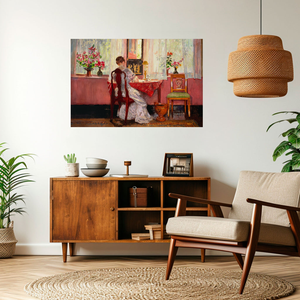 Affiche horizontale autocollante « CHUCHOTEMENTS D'UNE JOURNÉE DOUCE »