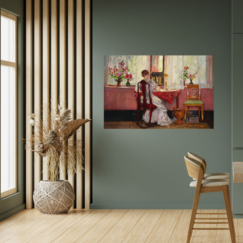 Affiche horizontale autocollante « CHUCHOTEMENTS D'UNE JOURNÉE DOUCE »