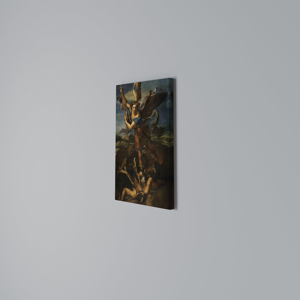 FURY AND FAITH Vertical Canvas Print