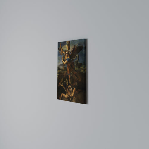 FURY AND FAITH Vertical Canvas Print