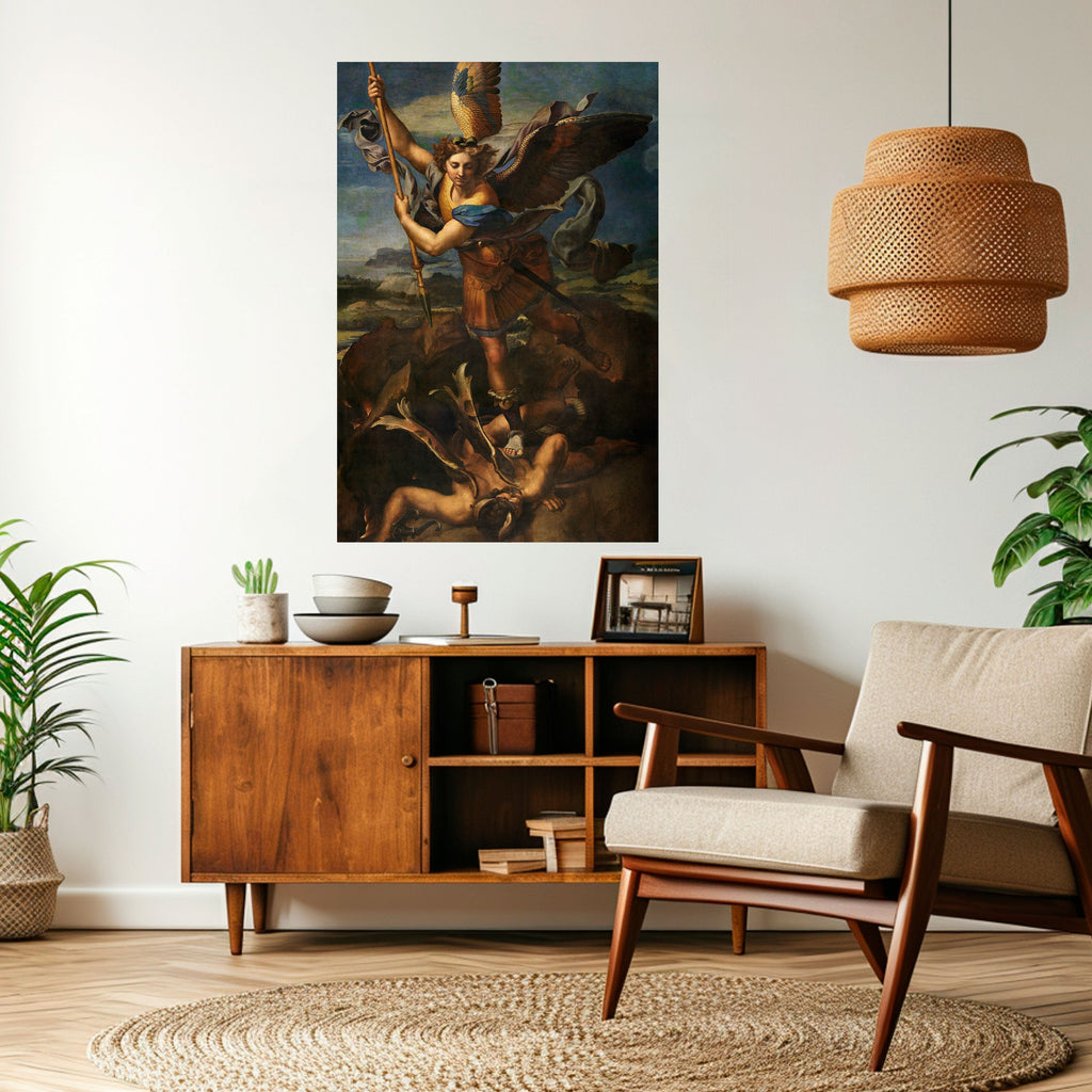 Affiche verticale autocollante « FURY AND FAITH »