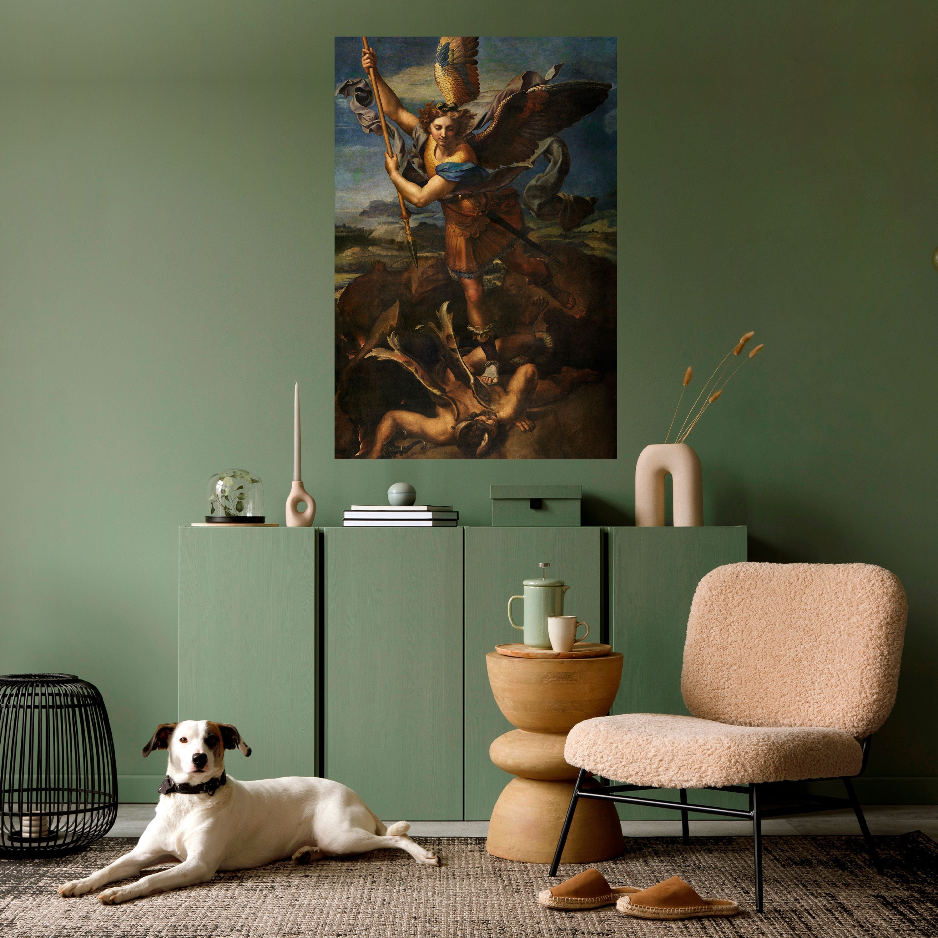 Affiche verticale autocollante « FURY AND FAITH »