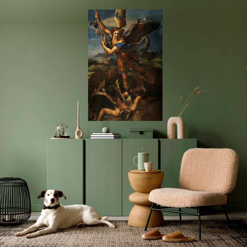 Affiche verticale autocollante « FURY AND FAITH »