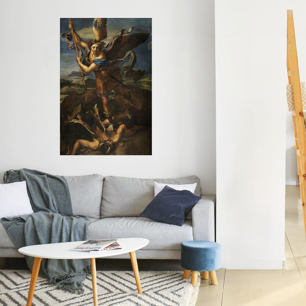 Affiche verticale autocollante « FURY AND FAITH »