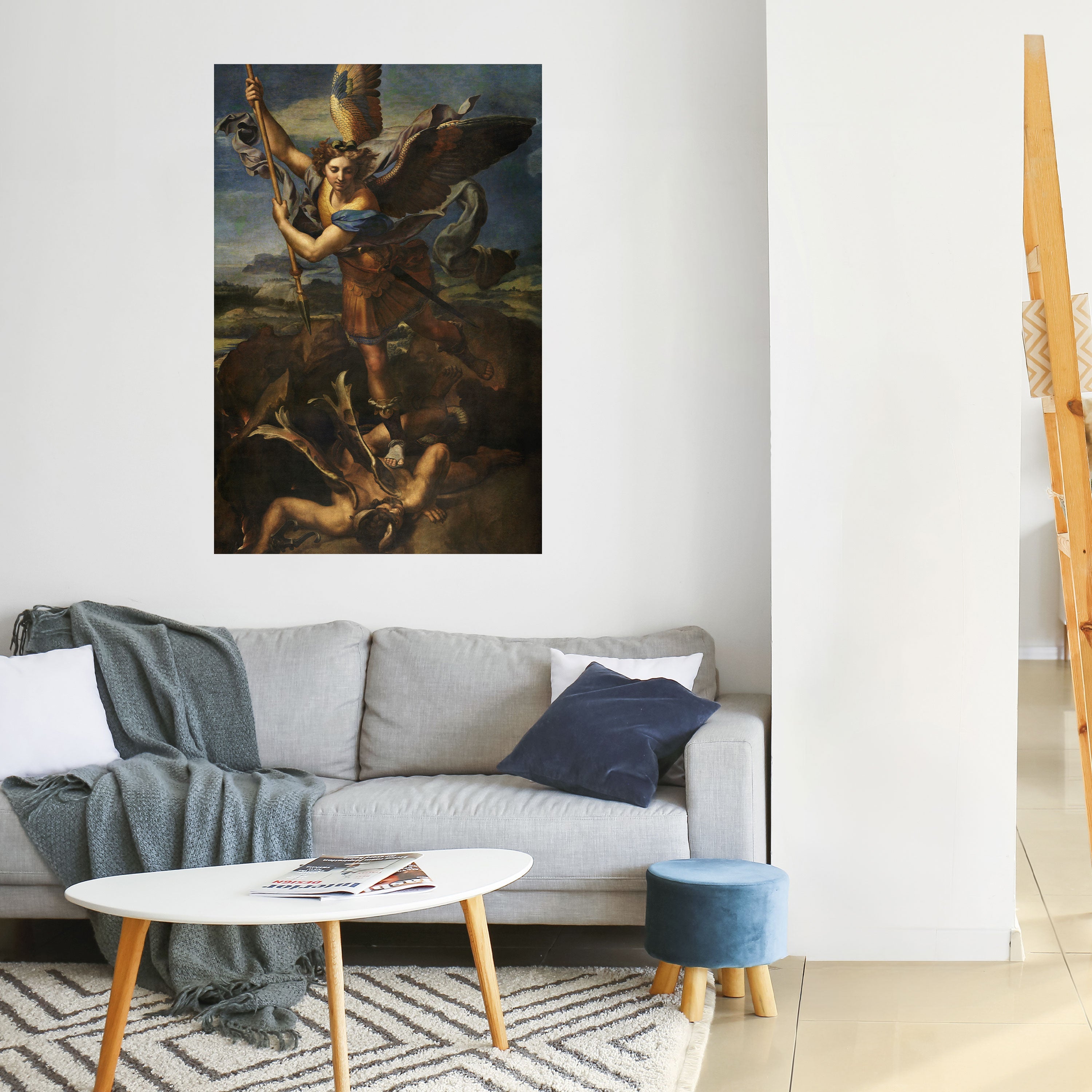 Affiche verticale autocollante « FURY AND FAITH »