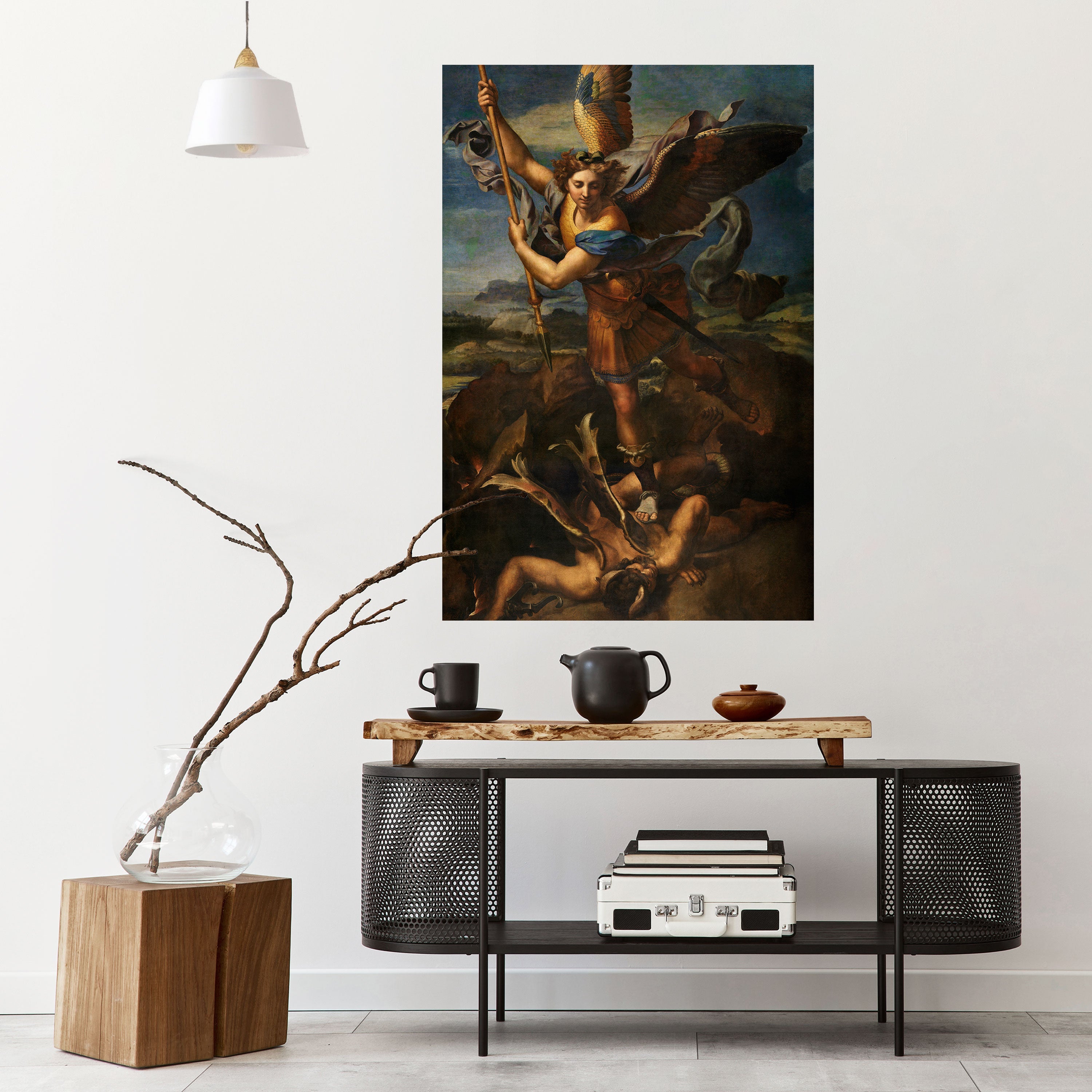 Affiche verticale autocollante « FURY AND FAITH »