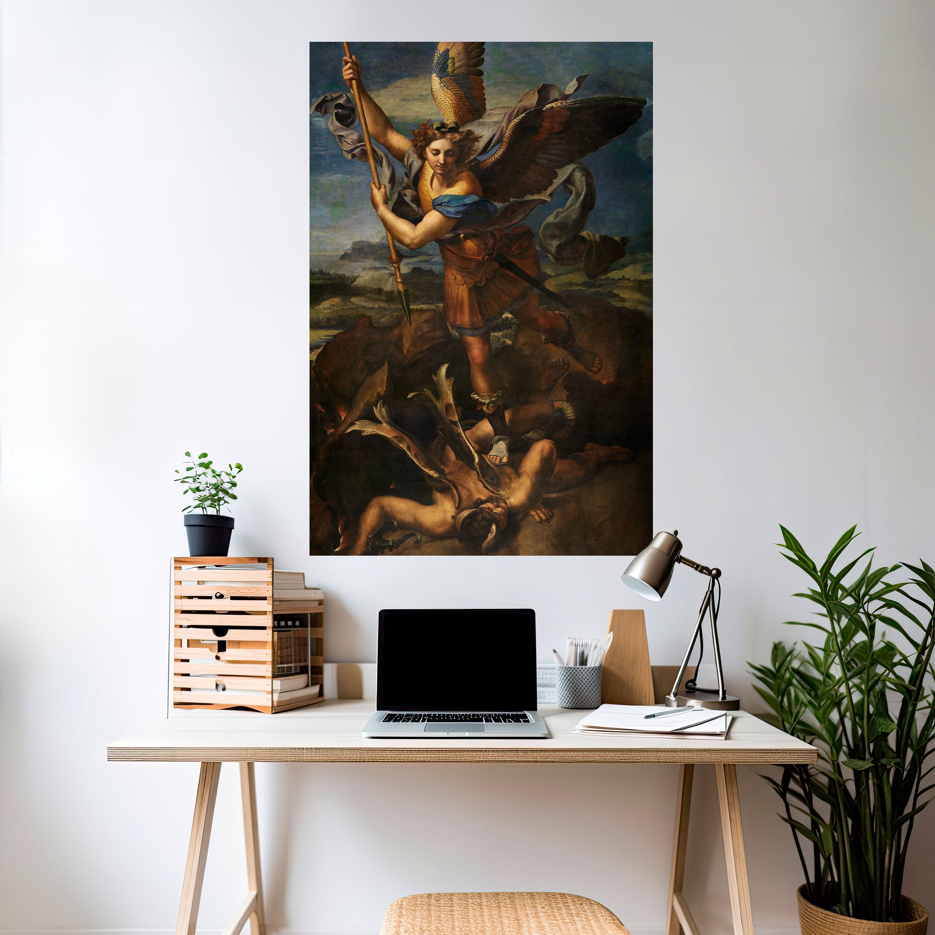 Affiche verticale autocollante « FURY AND FAITH »