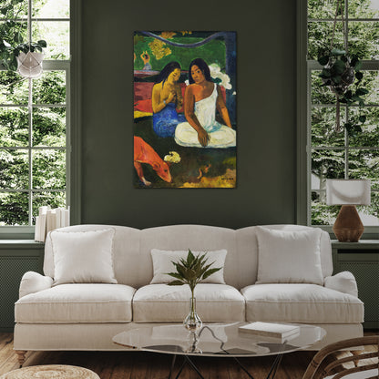 AREAREA BY GAUGUIN Vertical Canvas Print