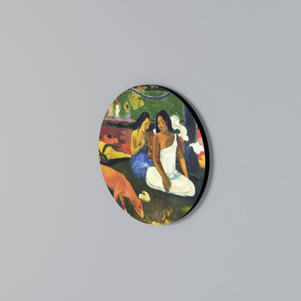 AREAREA BY GAUGUIN Round Wall Art