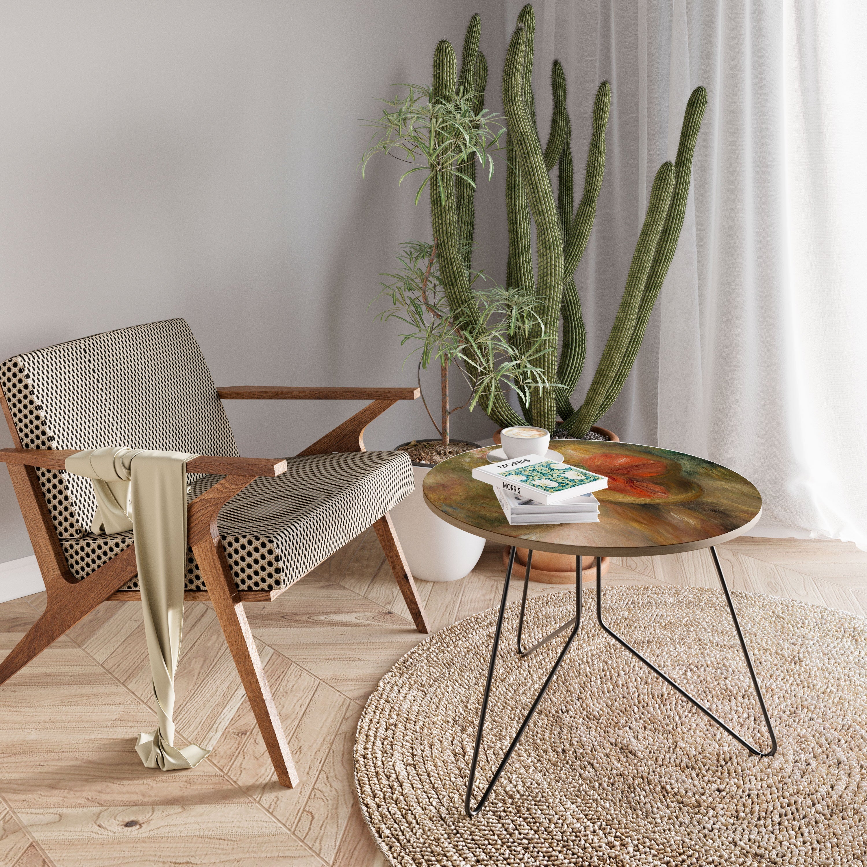 Table basse CHAPEAU DE PÉTALES 69