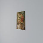 HAT OF PETALS Vertical Canvas Print