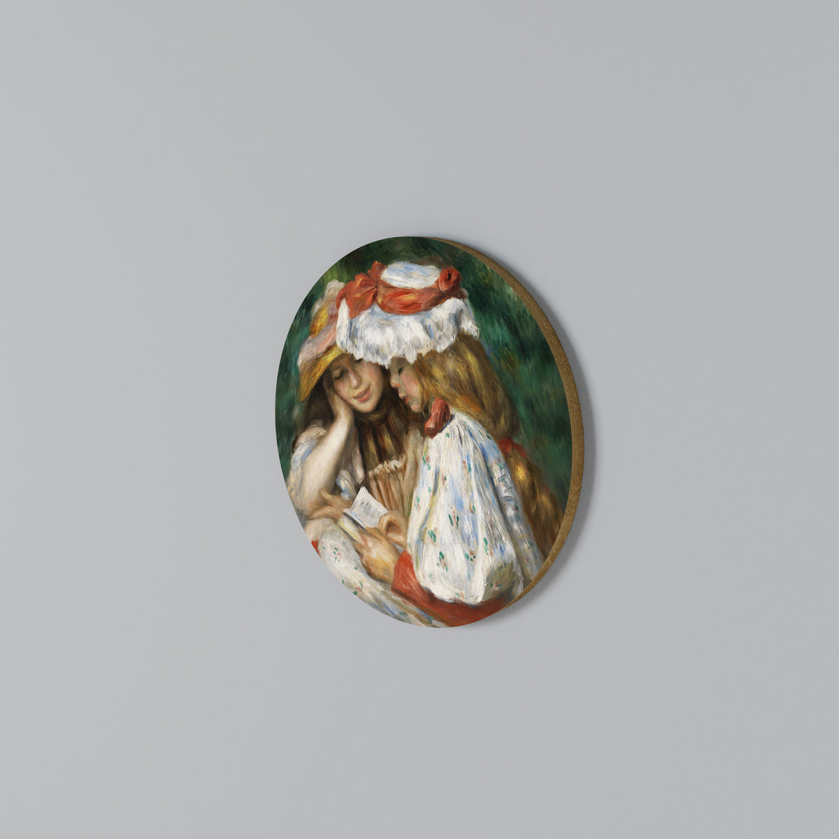 MUSE OF YOUTHFUL DREAMS Round Wall Art