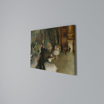 MYSTICAL BALLET REHEARSAL Horizontal Canvas Print