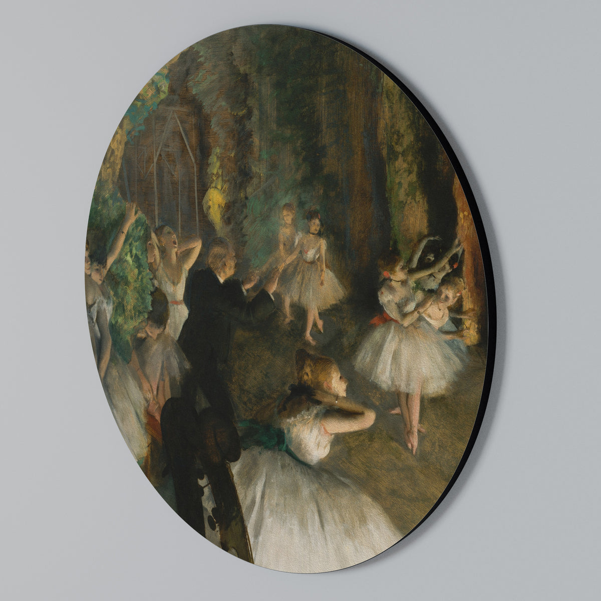 MYSTICAL BALLET REHEARSAL Round Wall Art