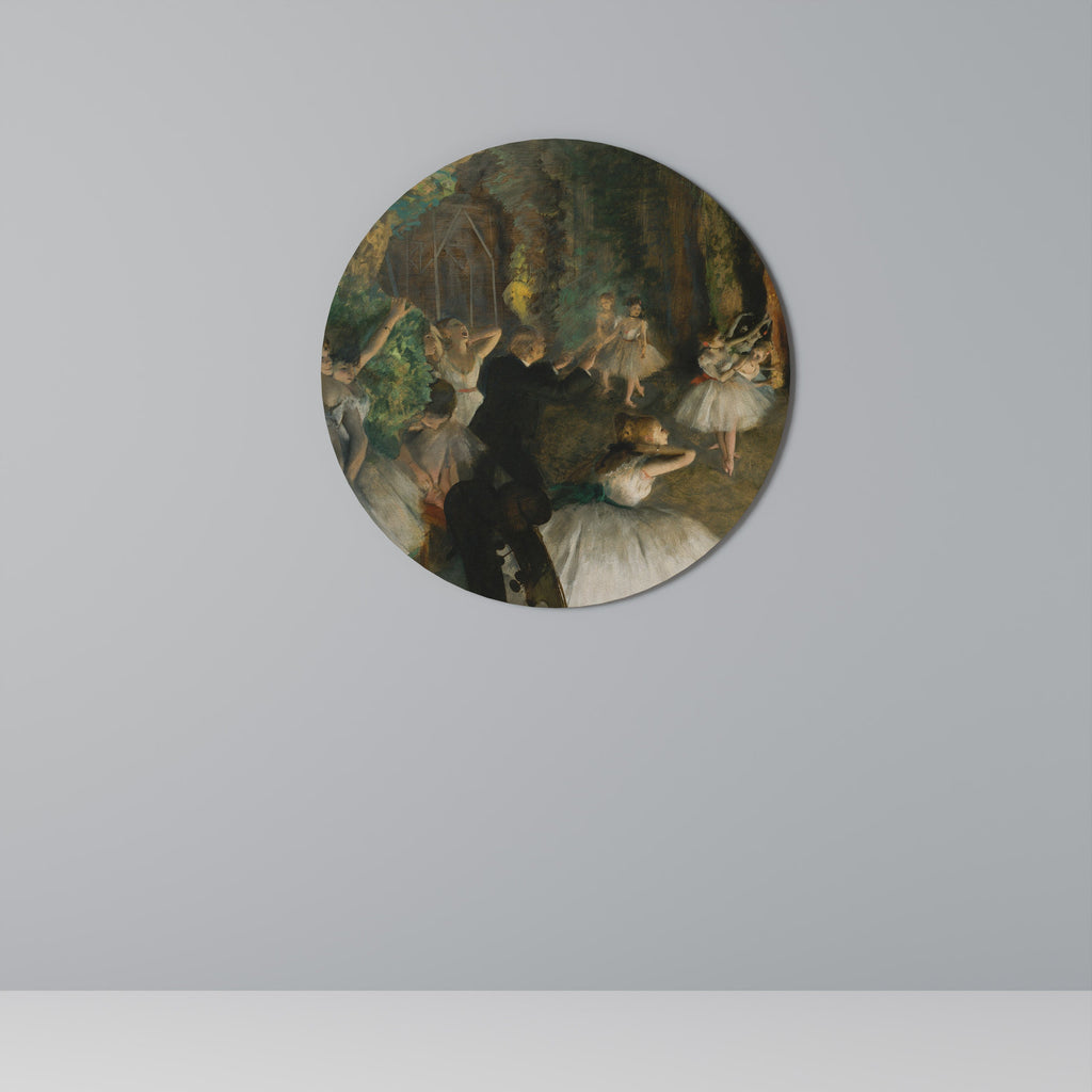 Répétition de ballet mystique Décoration murale ronde