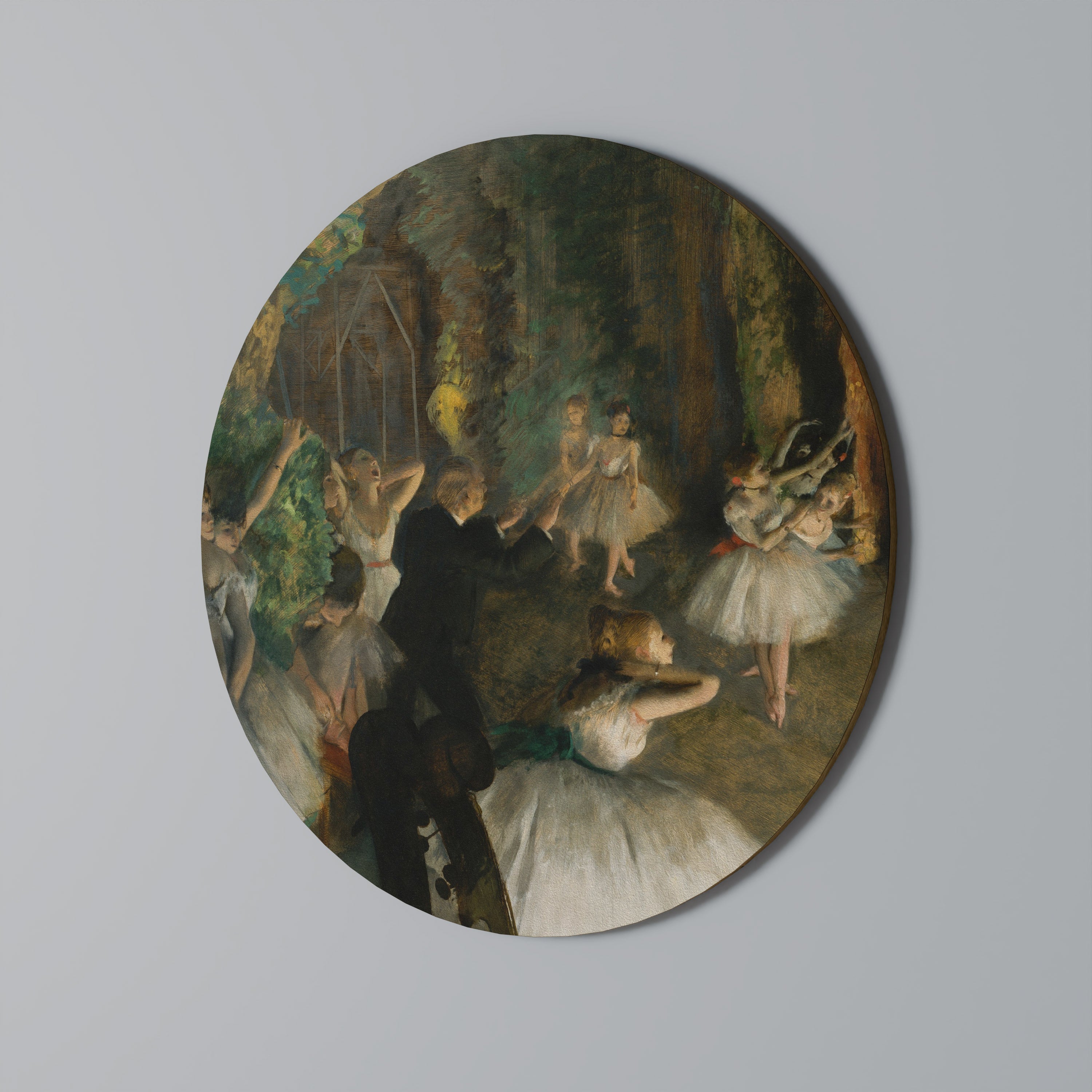 Répétition de ballet mystique Décoration murale ronde