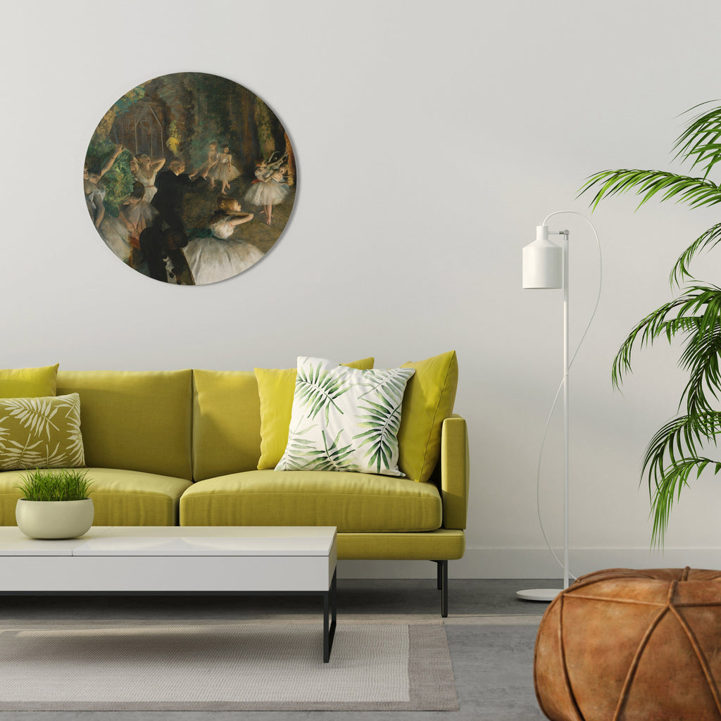 Répétition de ballet mystique Décoration murale ronde