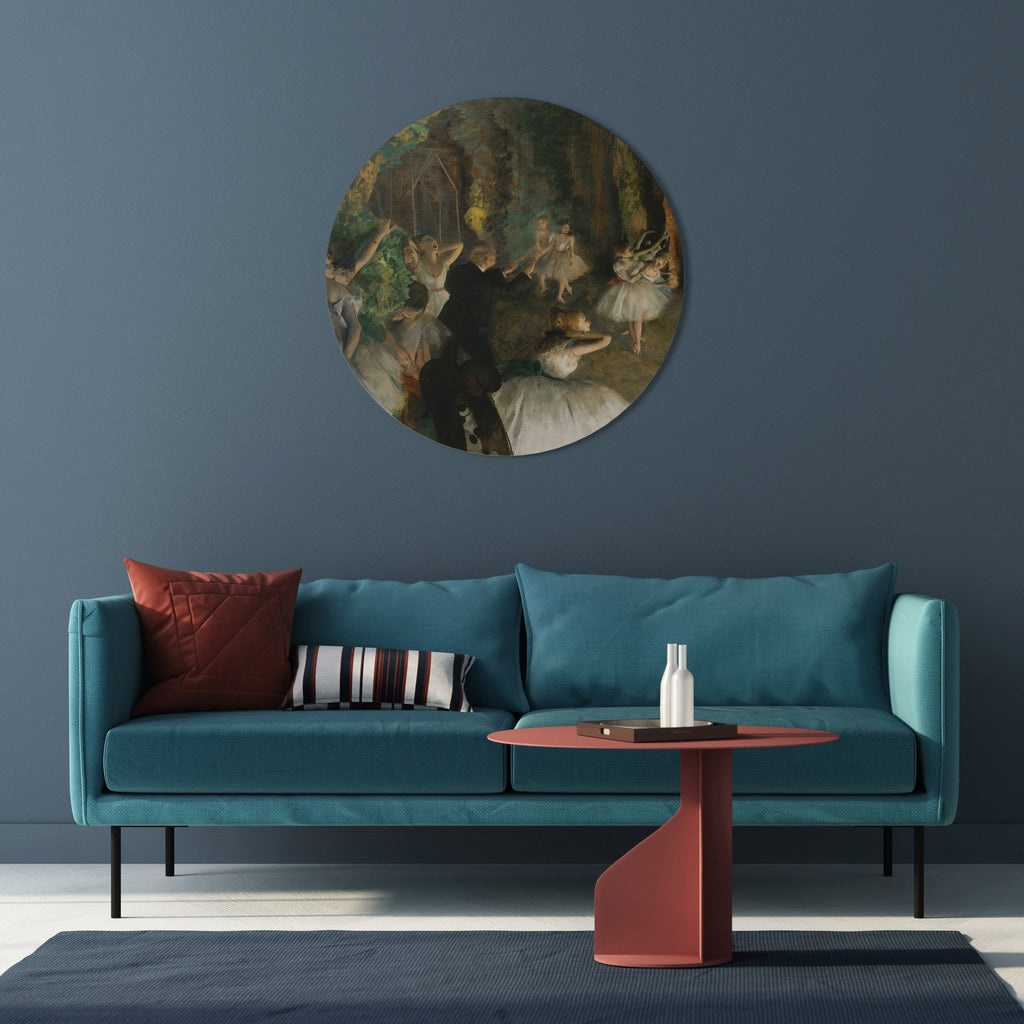Répétition de ballet mystique Décoration murale ronde