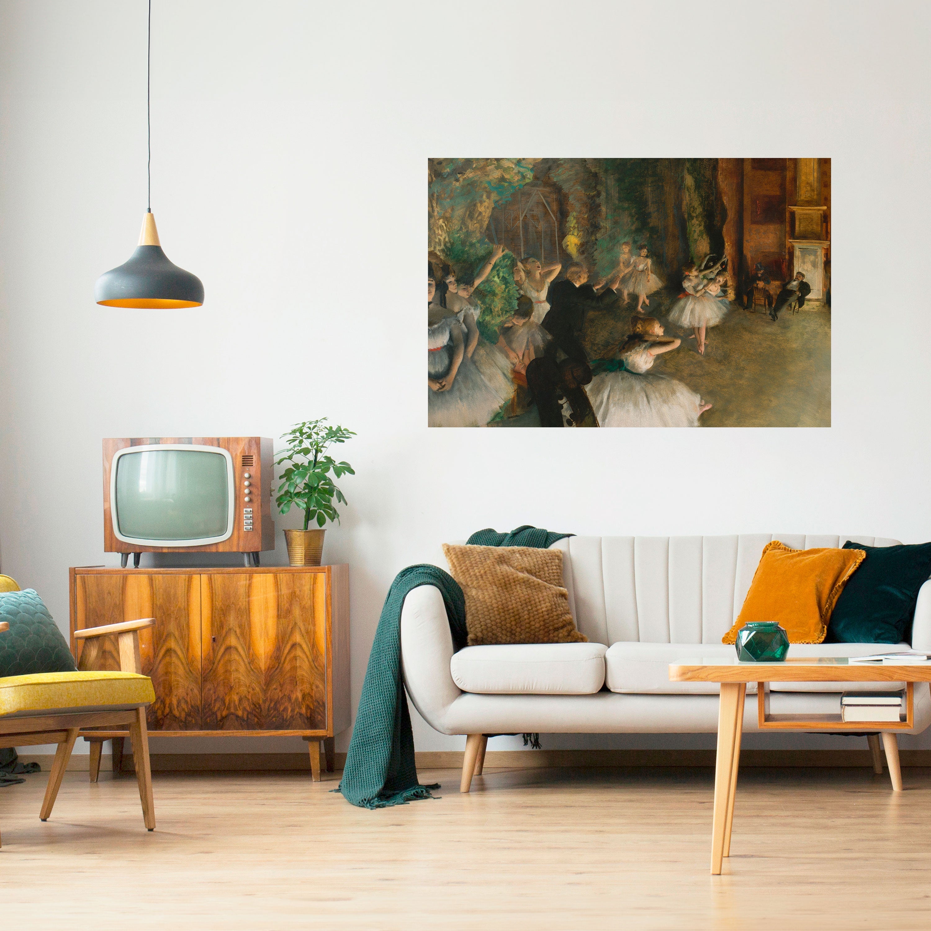 Affiche horizontale autocollante « RÉPÉTITION DE BALLET MYSTIQUE »